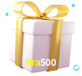 Receba seus bônus de boas-vindas no Bra500